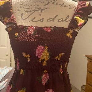 Off the shoulders summers day blouse.